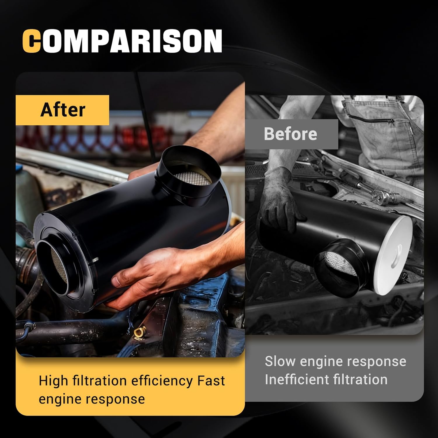 PA3493 AH1197 Air Filter Compatible with Capacity Spotter Tj5000 Capacity Tj5000, Tj6500 Freightliner XB XC Ottawa Yt30 Yt60T Thomas Saf-T-Liner Replaces P537454 46748 LAF1934 PA3493 114880003A