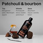 ATTITUDE Men's Shampoo and Conditioner 2-in-1, Made in Canada, Nourishing For Dry Hair and Scalp, With Panthenol and Ginseng, 97% Natural Origin Ingredients, EWG Verified, Patchouli and Bourbon, 415 mL
