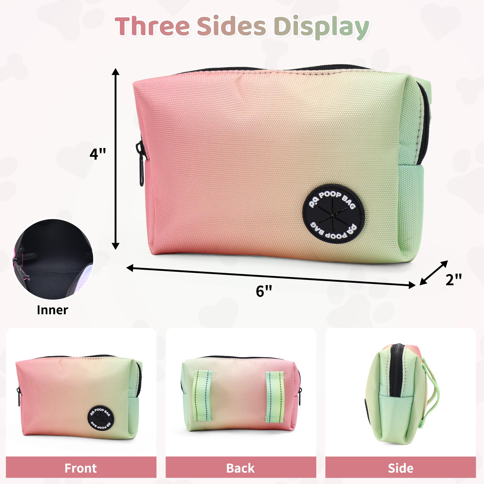 Laisse élastique rétractable mains libres à double poignée avec bordure réfléchissante, ceinture réglable pour promener le chien, course à pied, randonnée – Laisse en nylon durable pour chiens