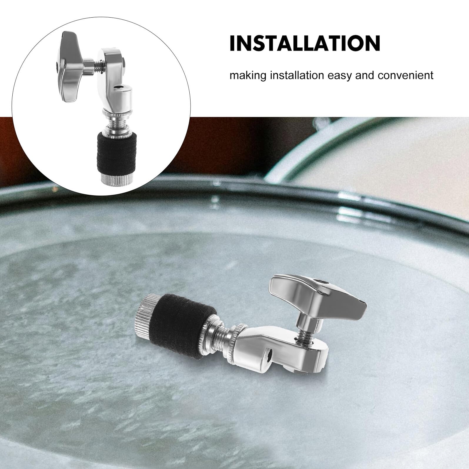 2 Unidades De Embrague Para Hi-Hat Embrague Metálico Para Platillos De Jazz De Rock Mecanismo De Seguridad Para Hi-Hat De Jazz Y