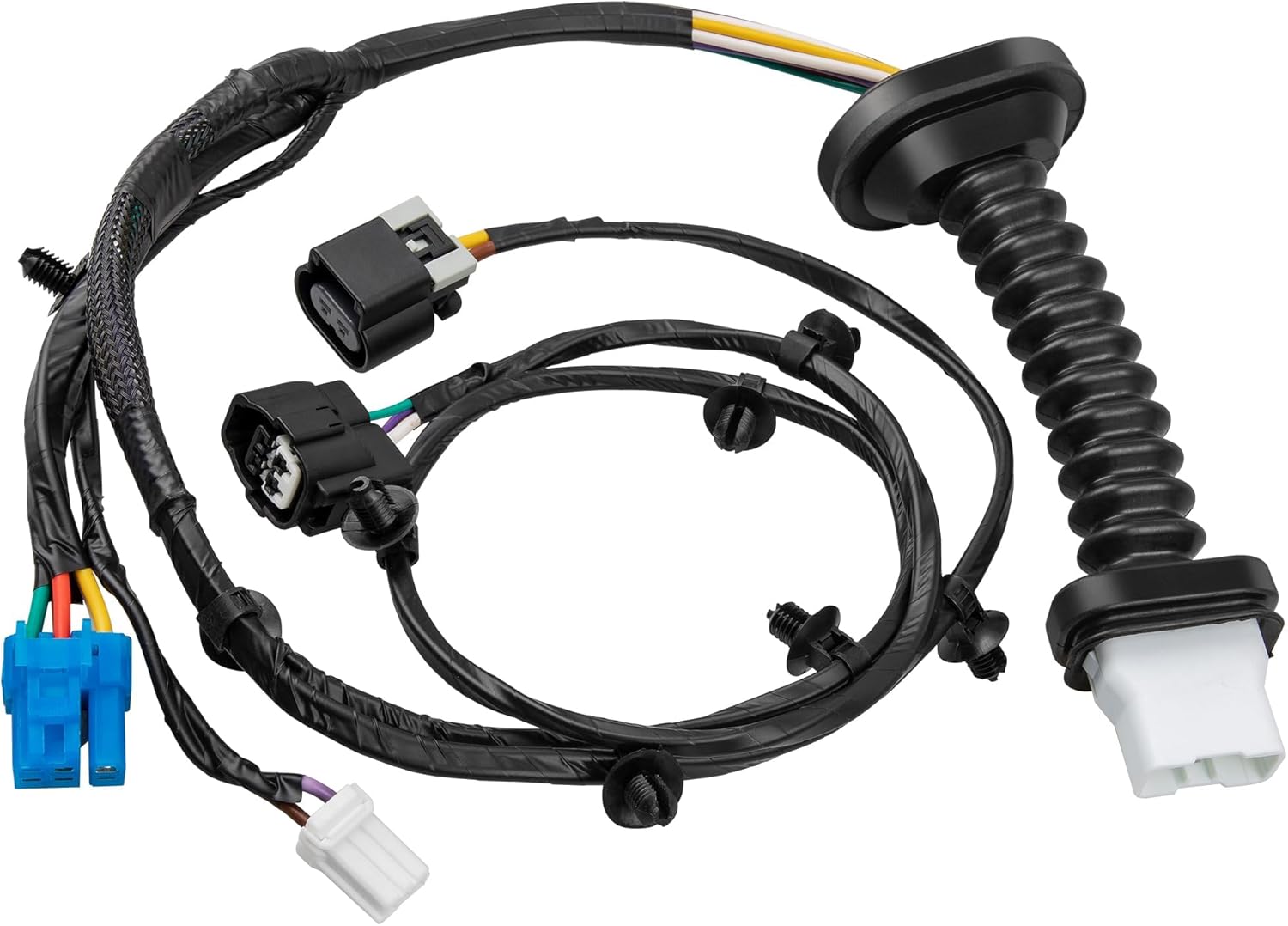 RED WOLF Rear Door Wire Harness for 2002-2010 Dodge Ram 1500/2500/3500 Driver Passenger Rear Door Connector Wiring Pigtail Replace 645-506 6051931AA 56051931AB 56051694AA