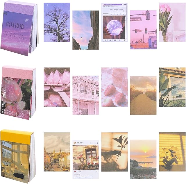 150 Pieces Washi Stickers for Journaling, Aesthetic Stickers Scrapbook Paper Adhesive Decorative Journaling Stickers for Notebook DIY Crafts Album Phone Cases Laptops Calendars