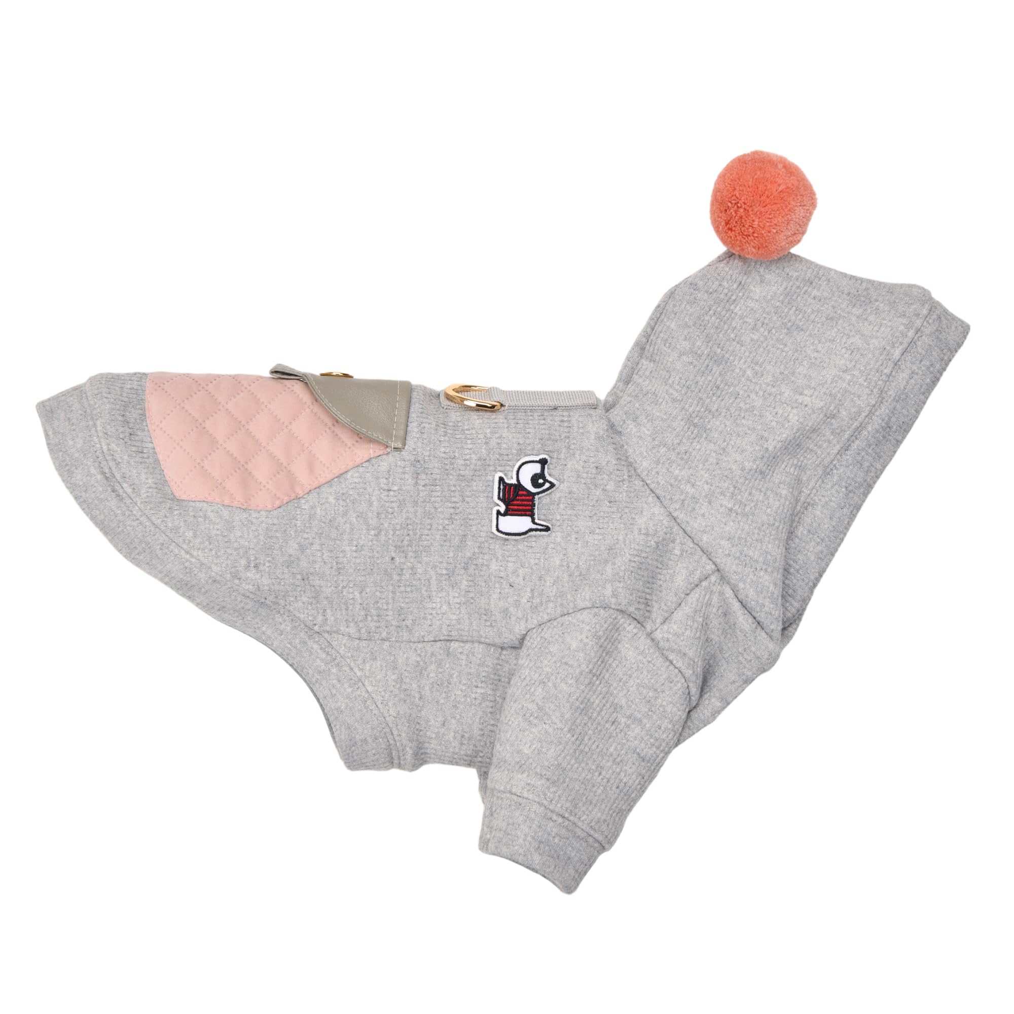 BENOIT Maglietta Top per cane Maglioncino invernale Grigio Chiaro S