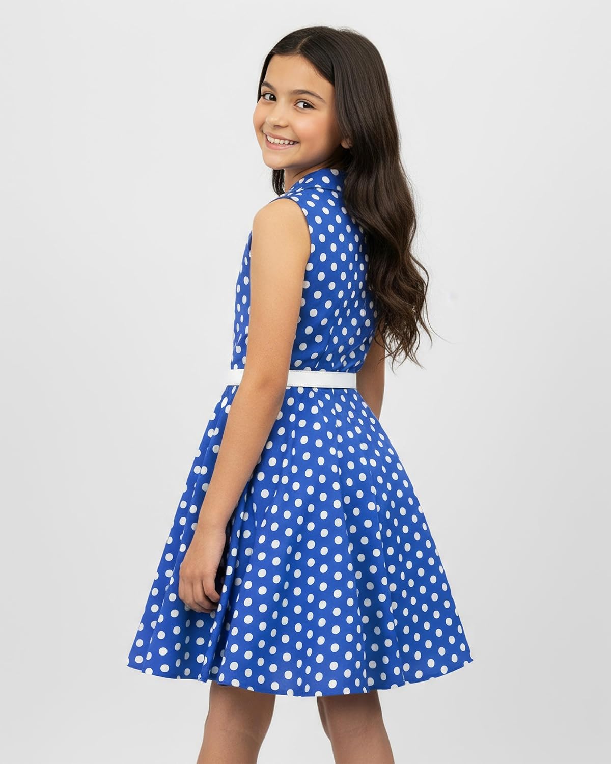 BlackButterfly Kids 'Holly' Vintage Polka Dot 50's Girls Dress