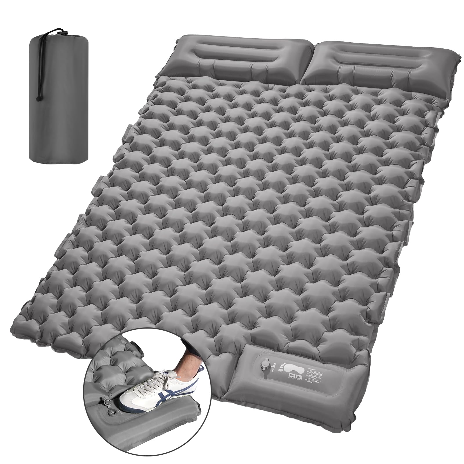 Tapis De Couchage Gonflable Camping – Matelas Air Compact Pour Randonnée Et Voyage - 11