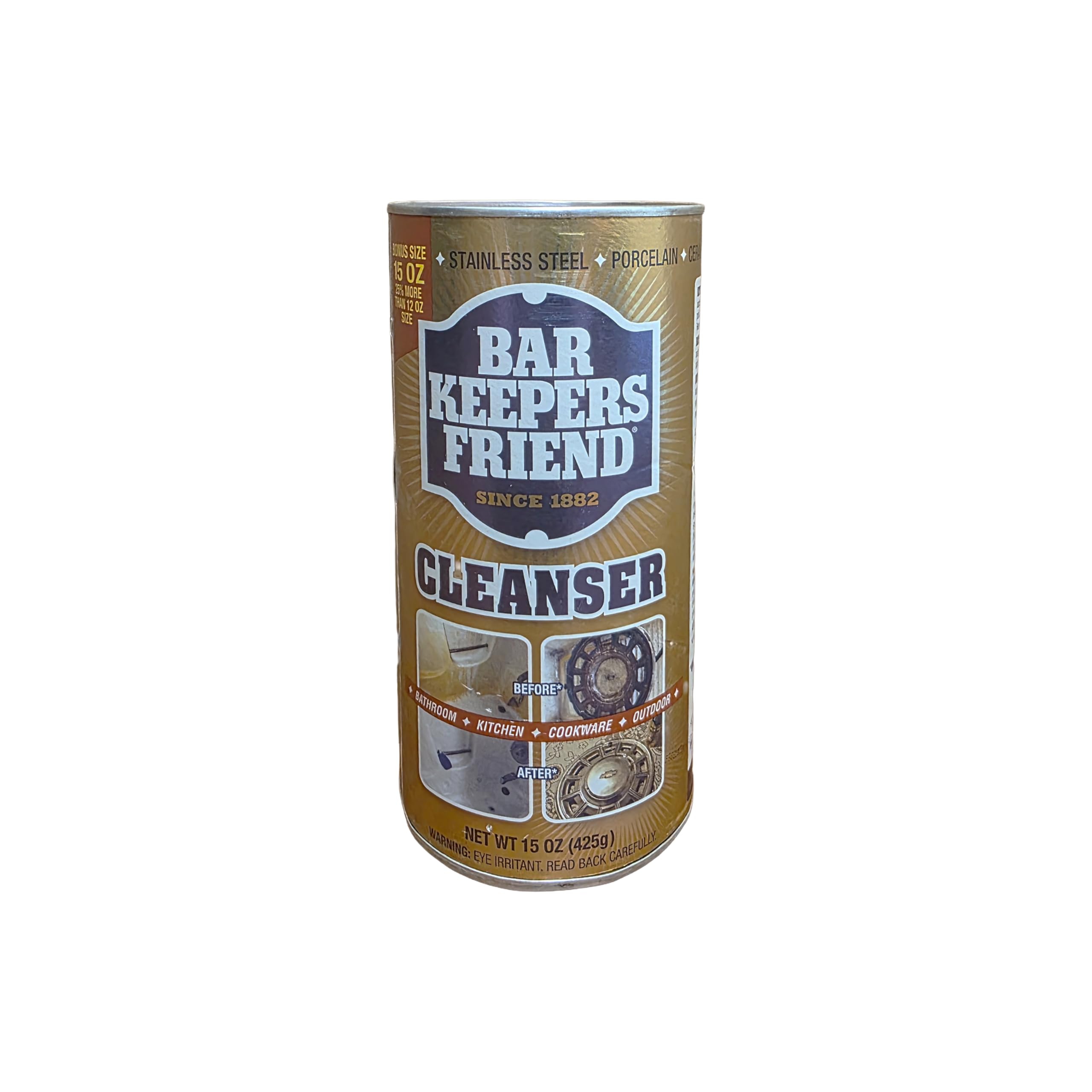 Bar Keepers Friend Cleanser & Polish: 15 OZ