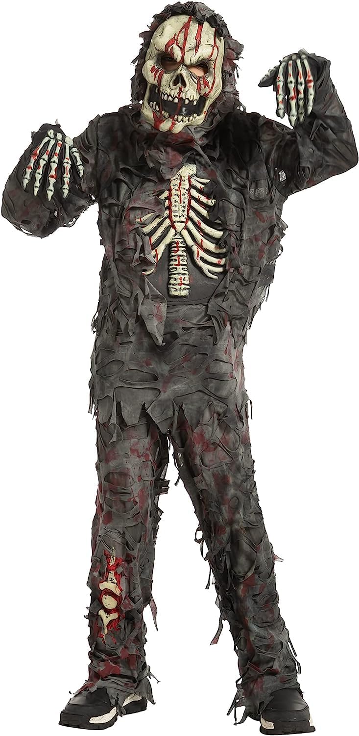Spooktacular Creations Zombie Costume for Kids, Scary Halloween Costume for Boys, Zombie Outfit for Halloween Dress Up