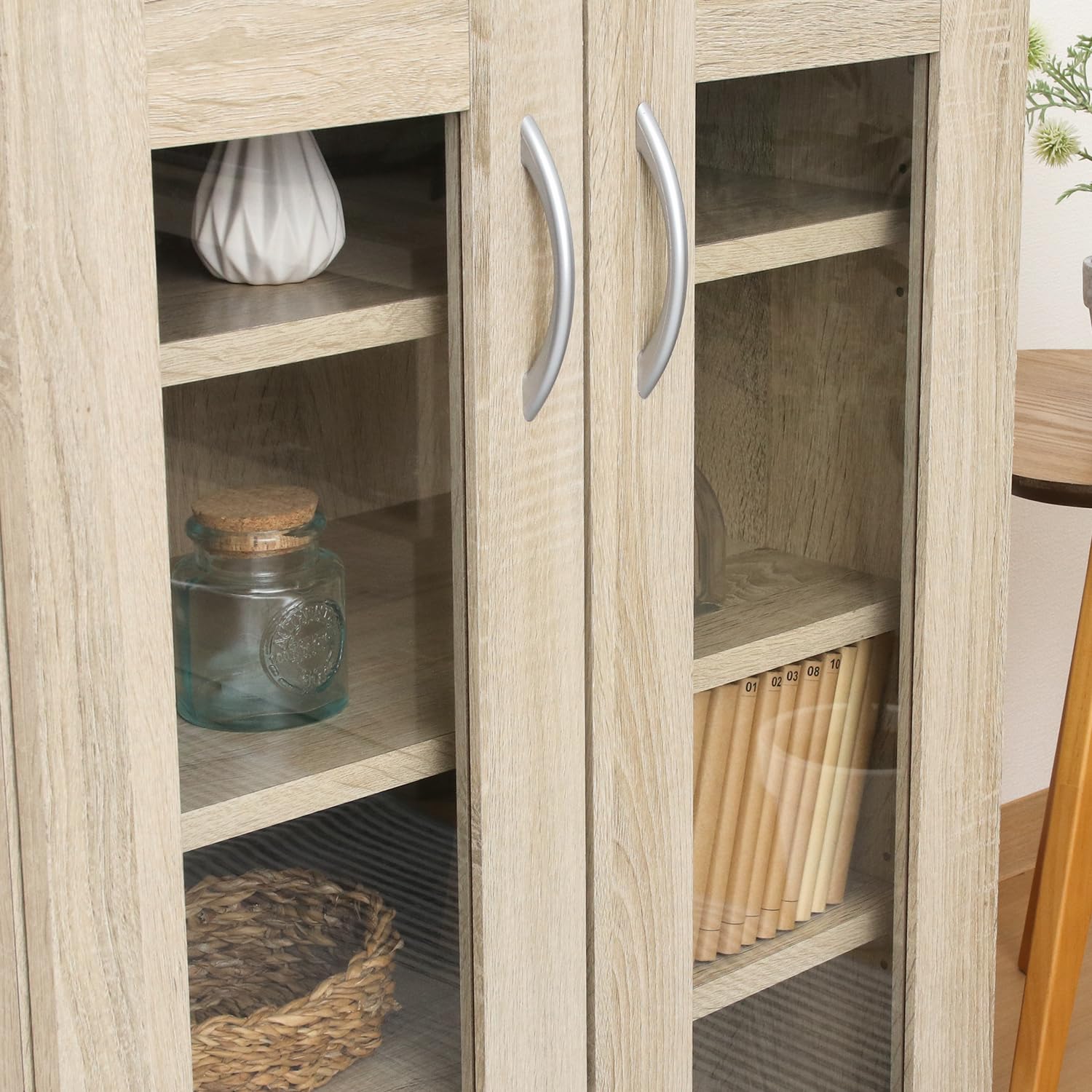 ♡ キャビネット ラルゴ 幅60cm オークホワイト [5073] キャビネット ラルゴ 幅60cm オークホワイト [5073]