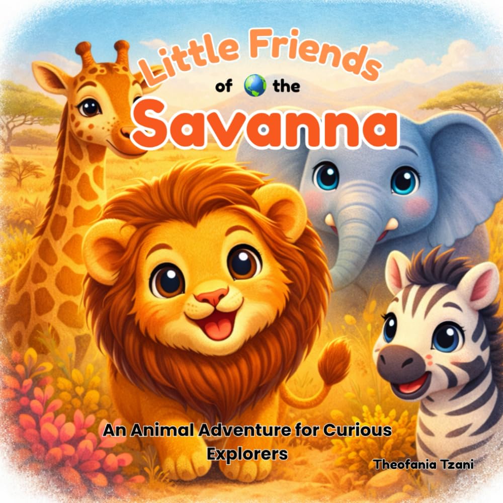 Little Friends of the World: Savanna: Savanna Animals for Kids Ages 2–6 | An Animal Adventure for Curious Explorers