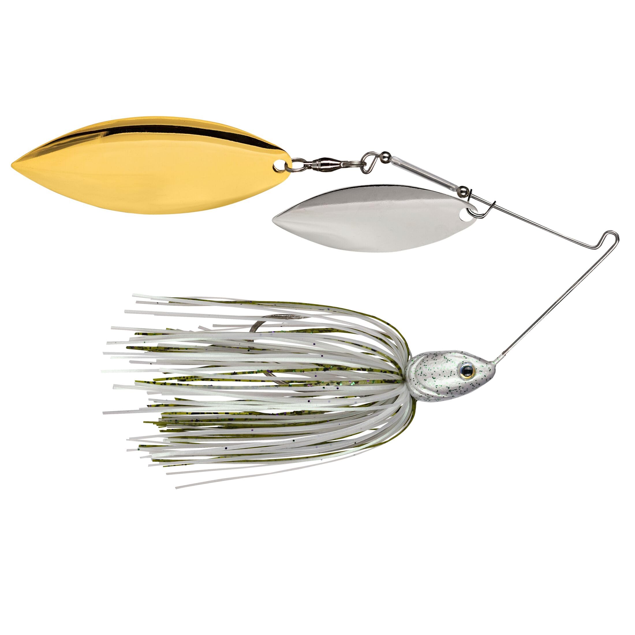 Strike King Tour Grade Spinnerbait Fishing Lure, 4/0 Single Gamakatsu Hook, Weight Forward Head Design