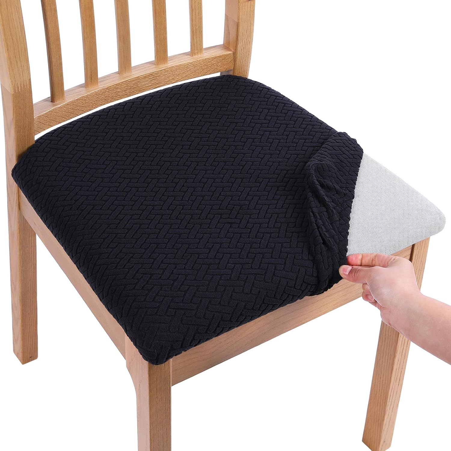 Buy Smiry Seat Covers For Dining Room Chairs Stretch Jacquard Dining Chair Seat Covers With Buckle Set Of 4 Buy Smiry Seat Covers For Dining Room Chairs Stretch Jacquard Dining Chair Seat Covers With Buckle Set Of 4