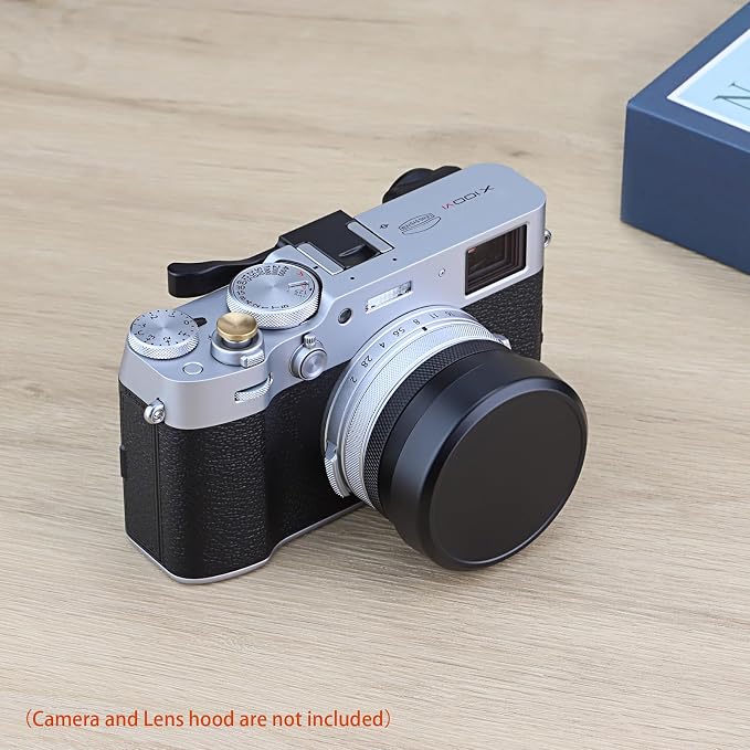Tapa de lente metálica Haoge Cap-X54B para Fujifilm X100VI X100V miniatura 8
