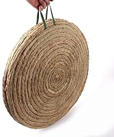 Vista 8 de Objetivos de tiro al arco Dostyle tradicionales de paja sólida redonda con cara de cuerda de tres capas para práctica de tiro con arco