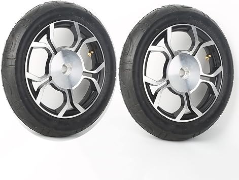 Wheelchair Wheels Replacement, 12inch Electric Wheelchair Rear Wheel Accessories, Pneumatic Tire, Bearing 17mm 5/8" Size 12inch/30cm2 counts