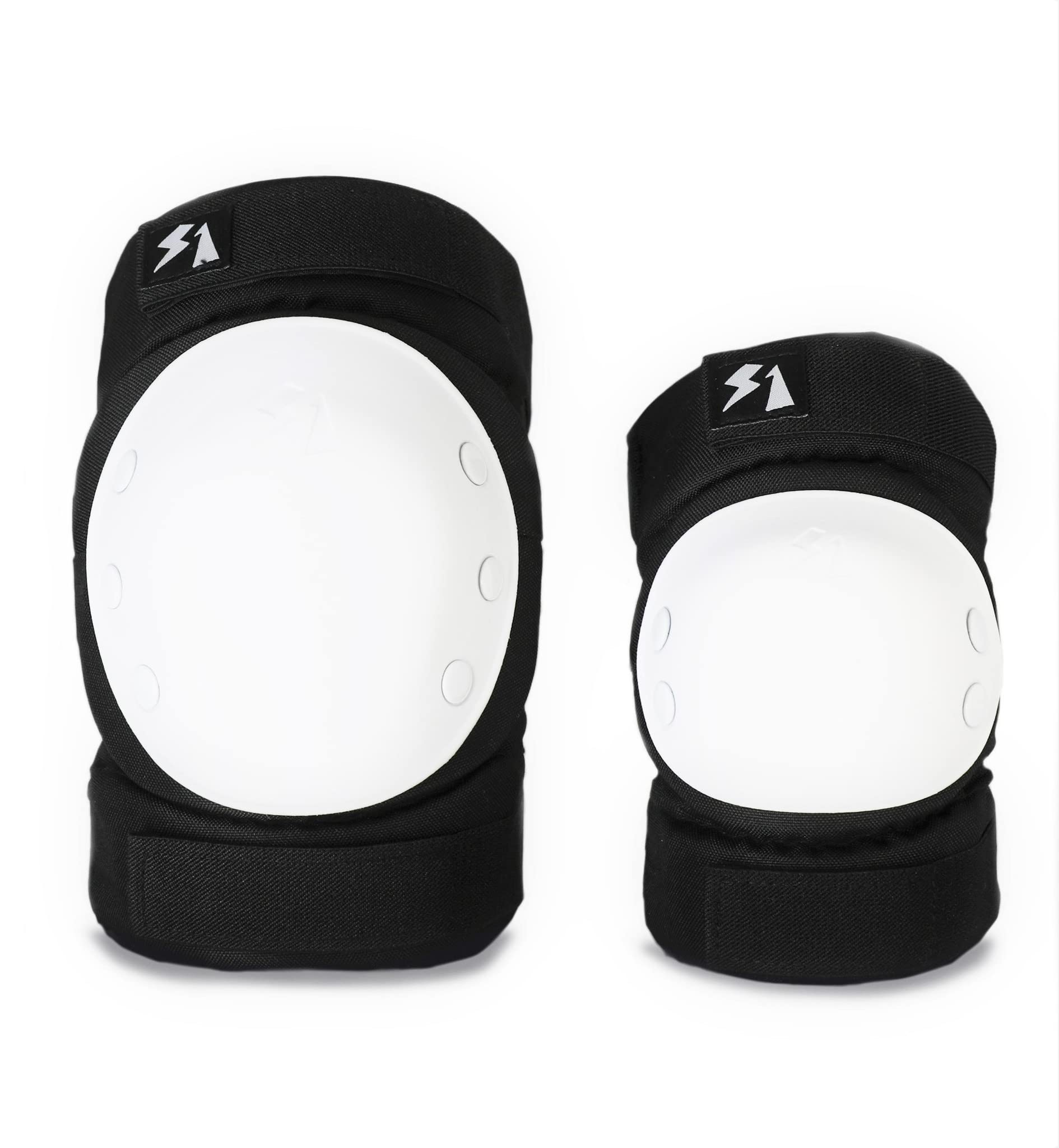 S1 Park Knee and Elbow Pad Set - Black Small (Knee 12"-14", Elbow 8"-9") - Light, Flexible Design for Ultimate Comfort and Highly Breathable Fabrics