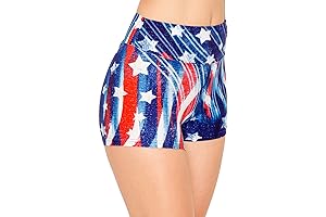 ALWAYS Women Workout Yoga Shorts, Premium Soft Solid Stretch Cheerleader Running Dance Volleyball Short Pants