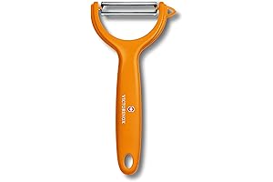Victorinox Swiss Army 7.6079.9 Micro-Serrated Orange Fruit and Vegetable Peeler