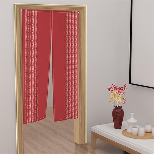 Leowefowa Cortina japonesa Noren para puerta, tipo largo, tratamiento de ventana japonesa, panel de tapiz para puerta colgante para Ukiyoe, divisor