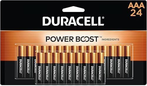 Duracell Coppertop - Baterías AAA con ingredientes Power Boost paquete de 24 baterías Triple A con energía de larga duración batería AAA alcalina
