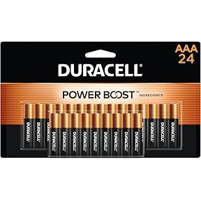 24 Pack AAA Duracell CopperTop Alkaline Batteries