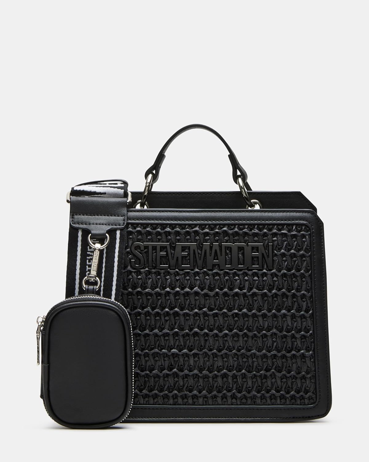 Steve Madden womens Steve Madden Bevelyn-s Structured Satchel - Image 2