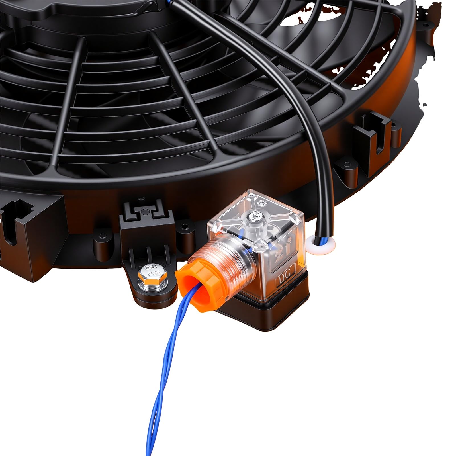 Radiatore Dell'olio Idraulico, Radiatore con Ventola Raffreddata Ad Aria da 100 L/min, Motore CC, Struttura in Metallo Resistente, per Macchinari Industriali Agricoli