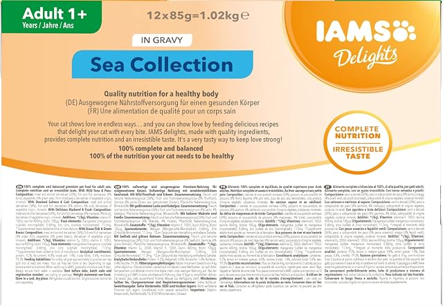 Foto 2 de 8 de IAMS Sea Collection Alimento húmedo en Salsa para Gatos Adultos, 12 x 85g