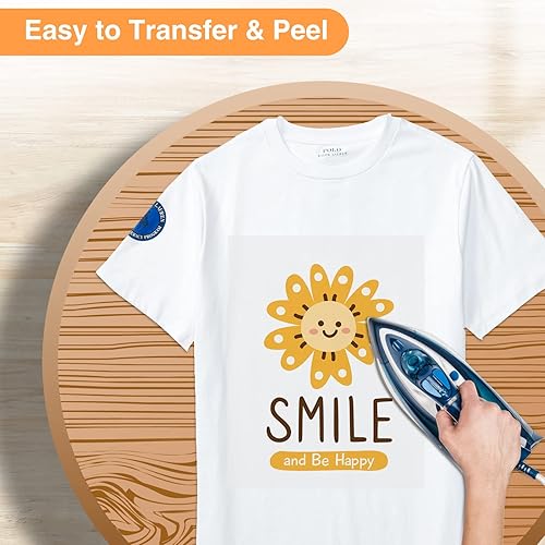 Miniatura 10 de Vinilo de transferencia de calor de 12 pulgadas x 10 pies, rollos de vinilo dorado Sooez HTV para camisetas, vinilo para planchar, fácil de cortar y