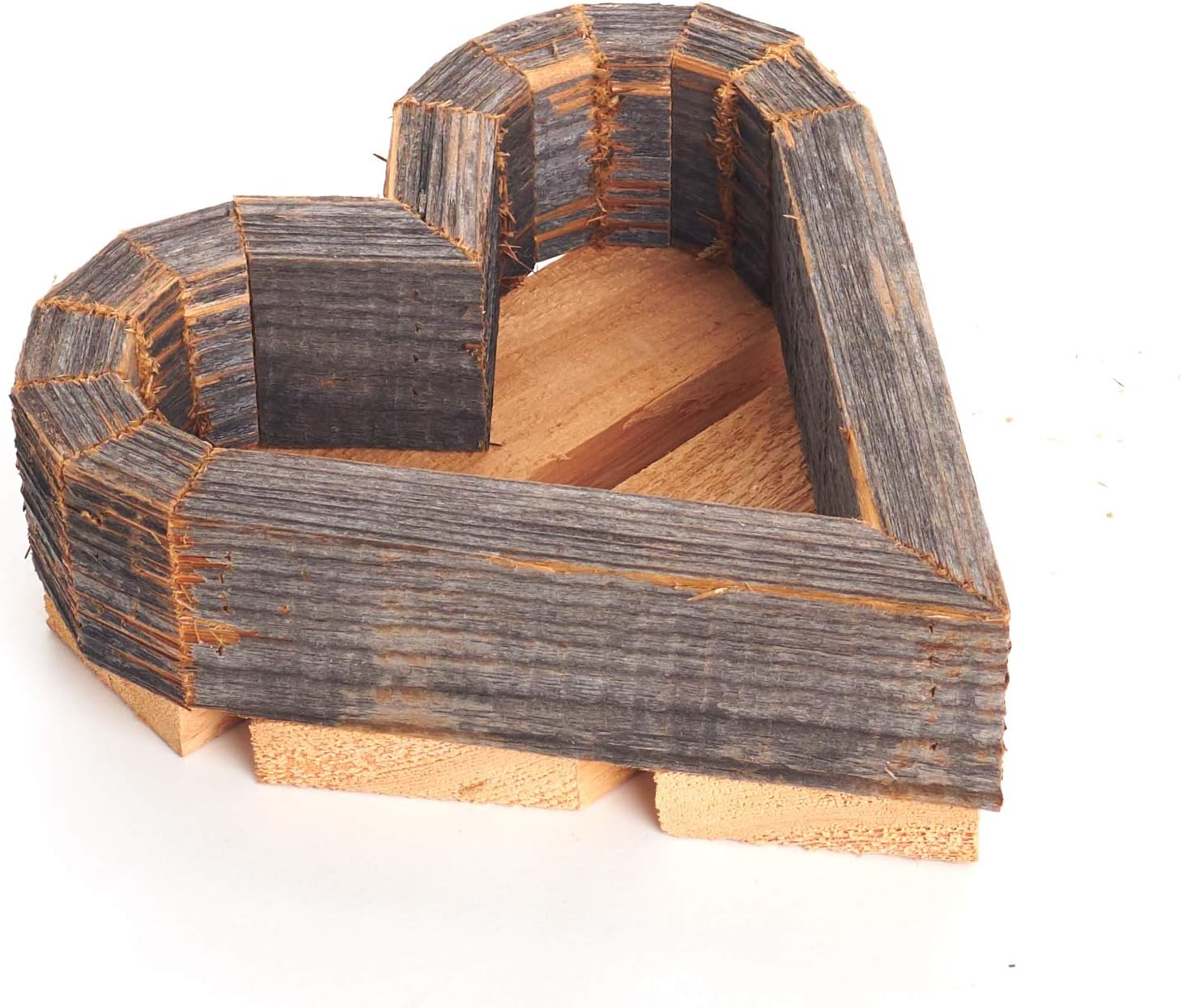 Shop Succulents | Unique Wooden Heart Shaped Frame Succulent Planter, DIY, Hanging Airplants, Ideal for Home Décor or Wedding Events, 7"