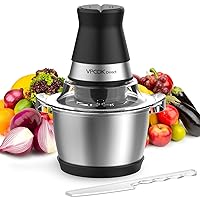 Frullatore Tritatutto Impastatrici Mixer da Cucina Elettrico Multifunzione con 4 Lame