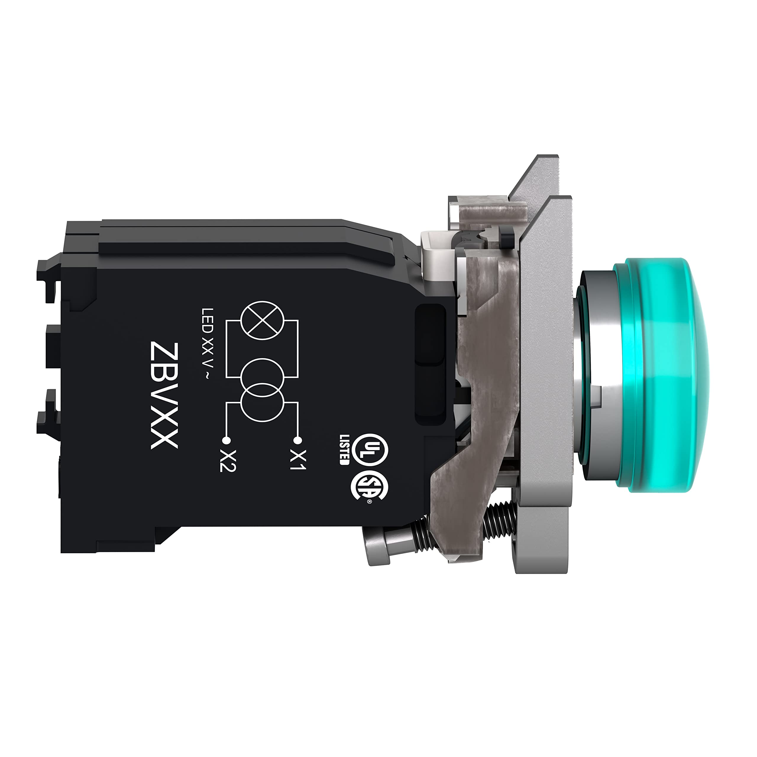 Piloto verde 400 V con Trafo
