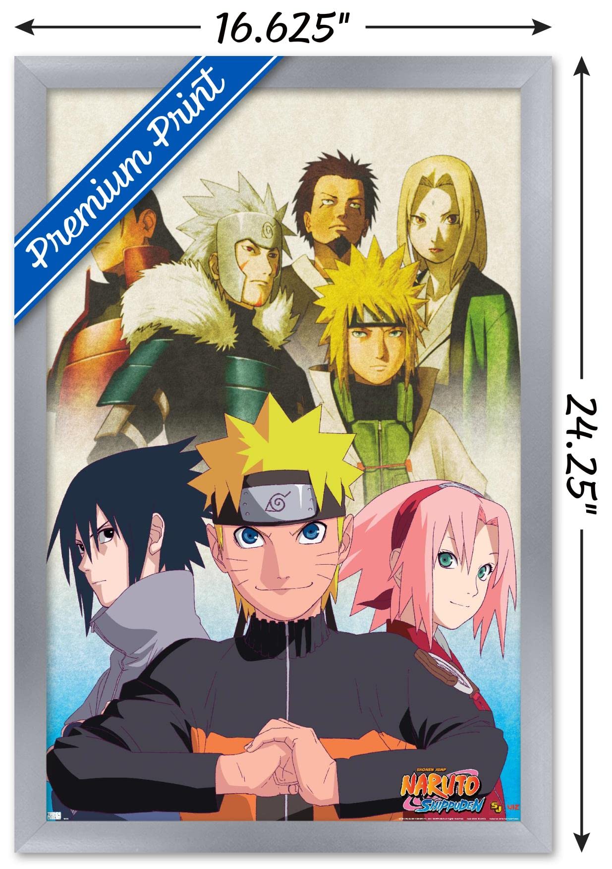NARUTO ポスター Amazon.co.jp: Trends International NARUTO 疾風伝グループ ウォール