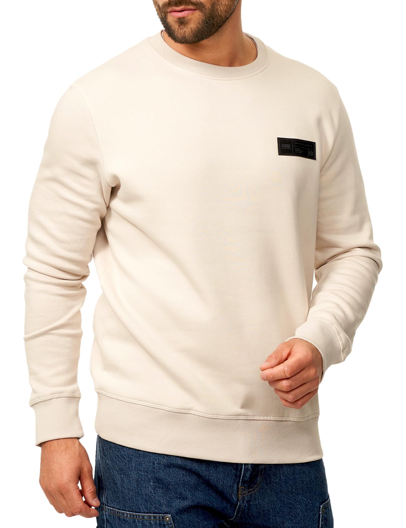JACK & JONES Herren Sweatshirt Nicko Infinity Pullover Sweater