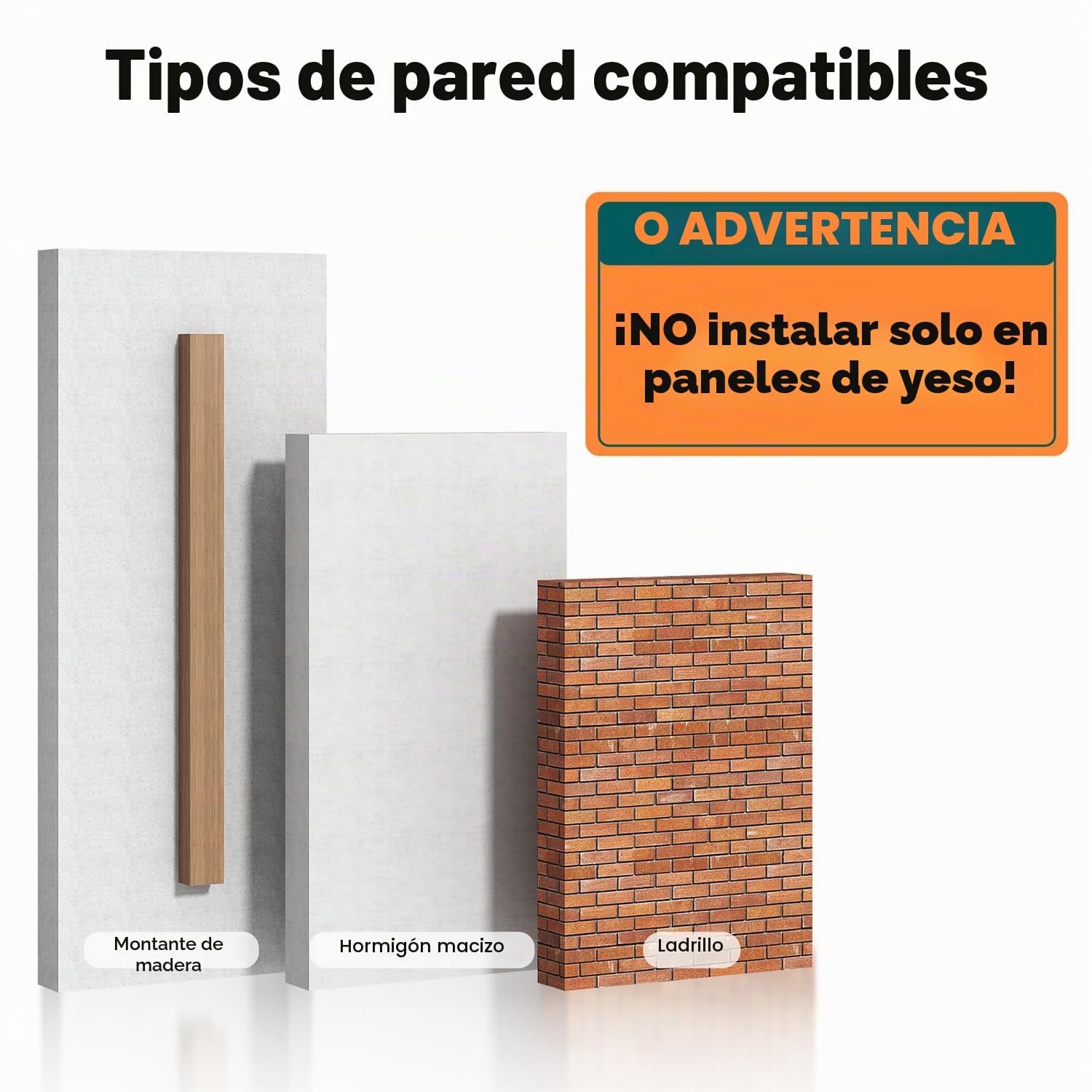 Soporte Monitor Pared para Monitor de 17 a 57 Pulgadas – Brazo con Resorte de Gas en Altura, Inclinable y Giratorio,Load 2-20KG VESA 75/100/200