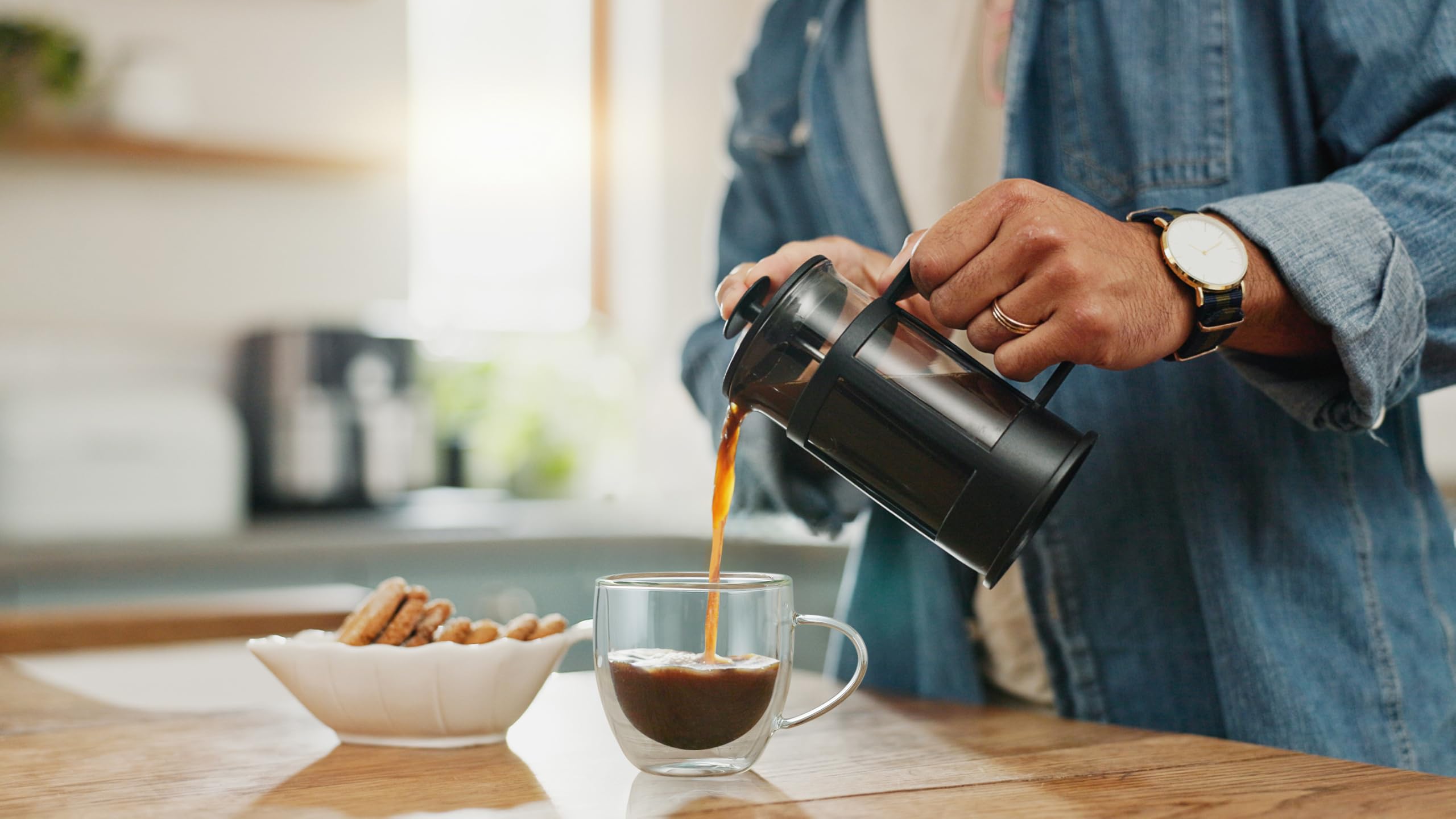 TKNO Confezione da 4 bicchieri da caffè a doppia parete da 380 ml, isolati, stile barista, in vetro trasparente, per latte, cappuccino, bianco piatto, tazze da caffè in borosilicato resistente al