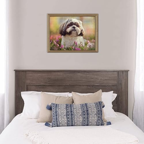 Miniatura 5 de Rompecabezas de 1000 piezas para adultos Shih Tzu perro animal rompecabezas de madera lindo cachorro niños rompecabezas DIY arte de pared decoración