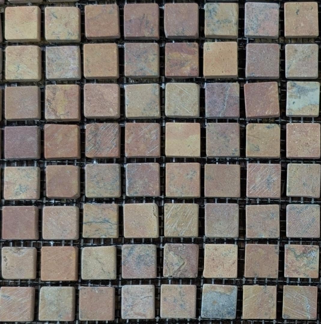 敷石★天然石★庭石★ガーデニング★300×300×10㎜★シート11枚★送料込 敷石天然石庭石ガーデニング300×300×8㎜シート11枚 天然石 シート