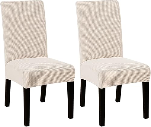 Miniatura 8 de Jacquard Spandex Dining Room Chair Covers Set of 246,Elastic Chair Protector Stretch Removable Washable Seat Covers for Dining Room, Wedding,