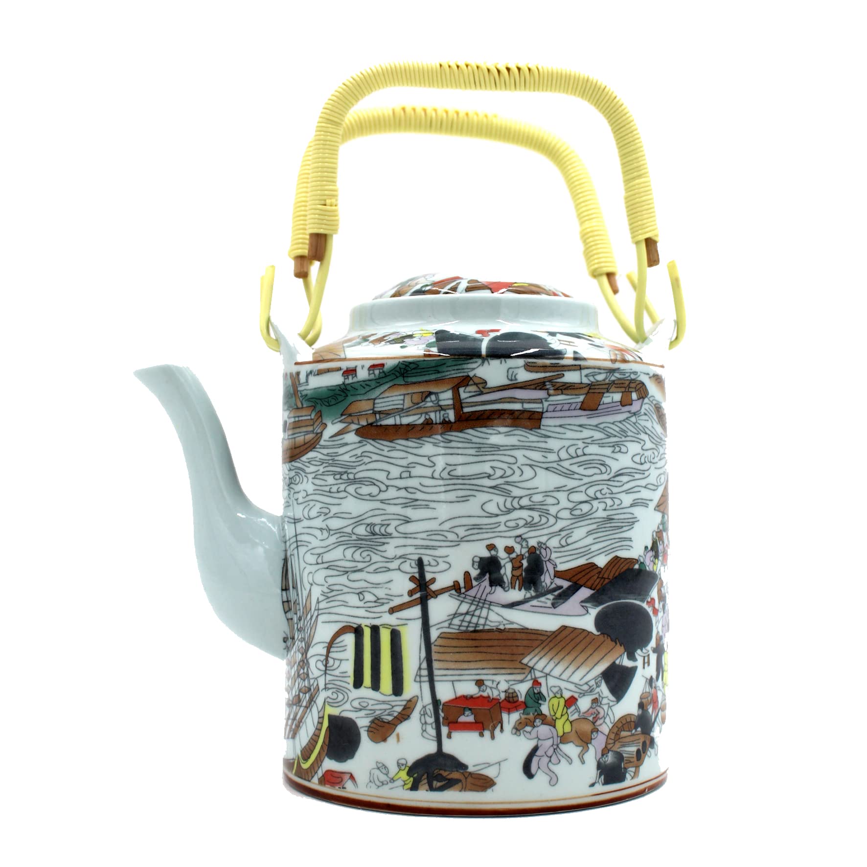 FAKIH COLLECTION HANDMADE ORIENTAL TEAPOT CANEHANDLE-TT15653 18X17 CM