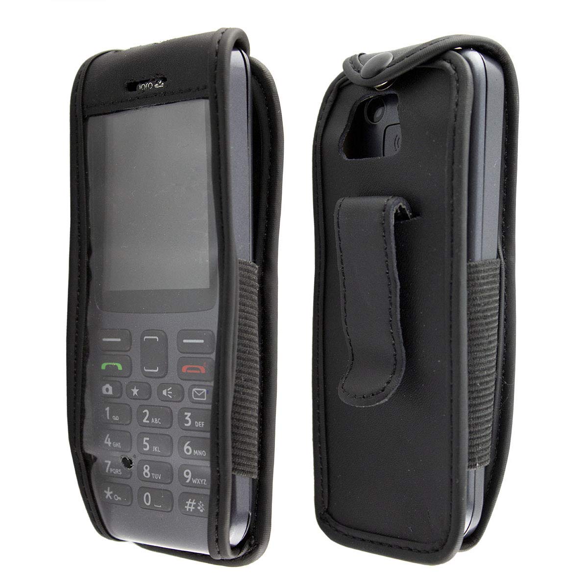caseroxx Leather-Case with belt clip compatible with Doro 5516/5517 made from genuine leather - Image 4