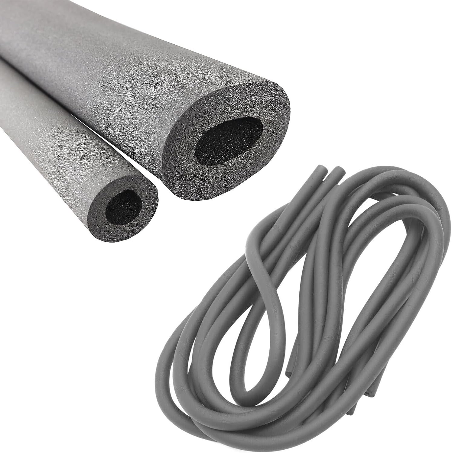 Foam Pipe Covers Pipe Insulation For Pvc Foam Tube 2 Inch Flexible,Foam  Tubing Fireproof,Inner  Diameter:1/2″,5/8″,3/4