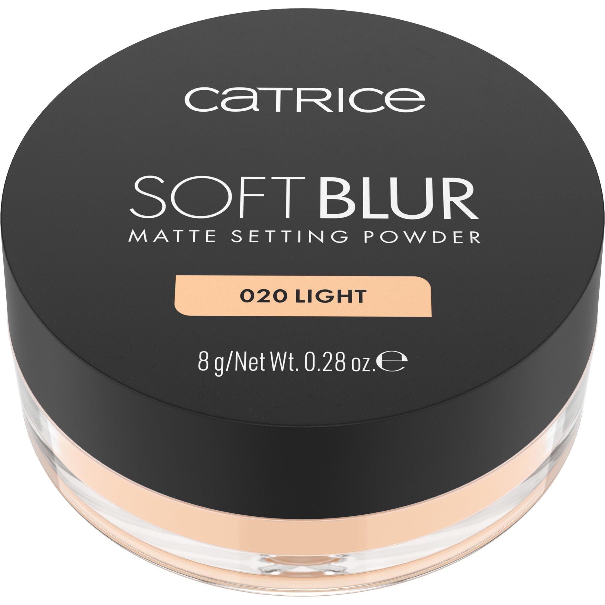 Catrice Soft Blur Matte Setting Powder, longlasting, mattifying, pore refining, natural, translucent (8g)