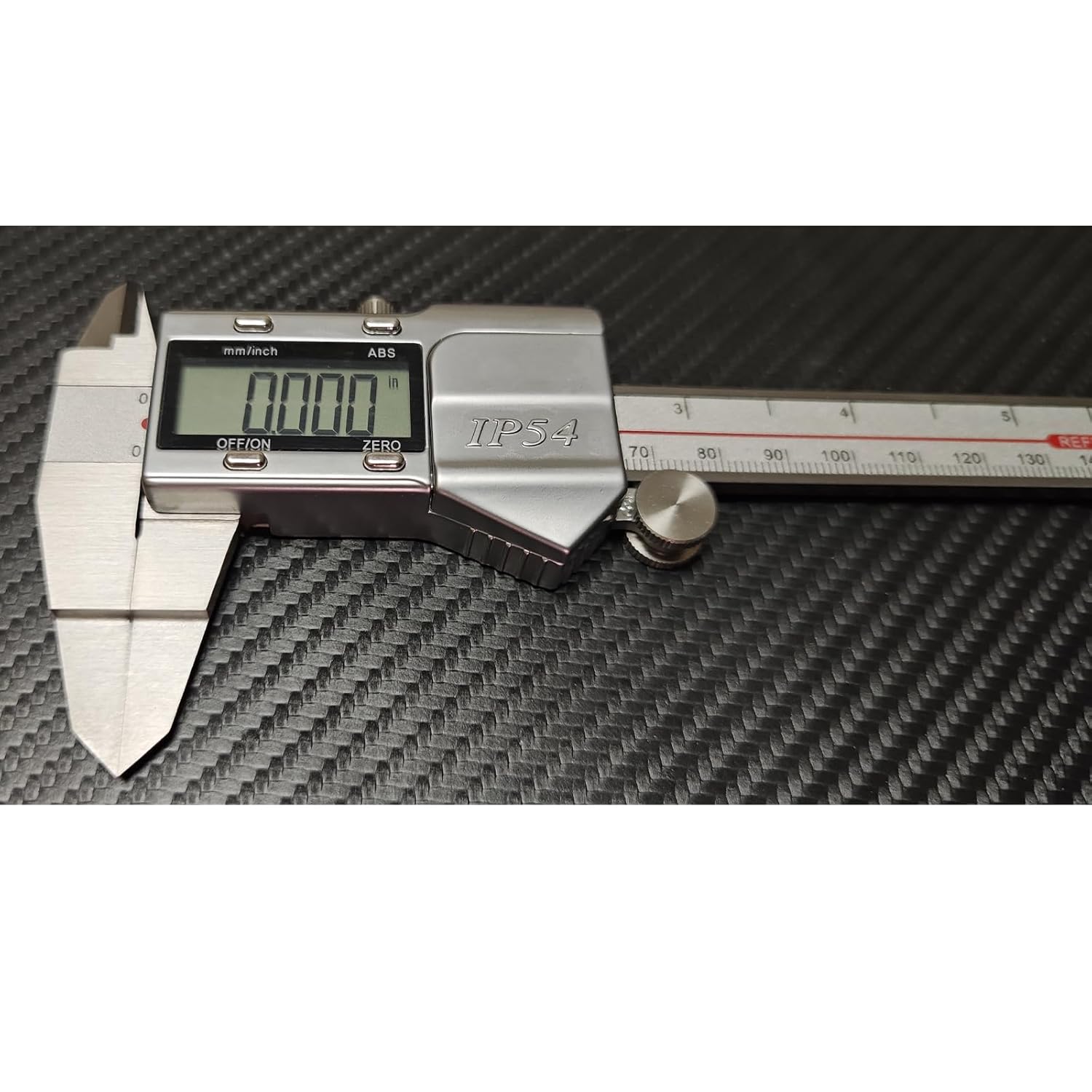 Digital Blade Caliper, Stainless Steel Electronic Caliper with Blade Jaws for Small Grooves, 0-6 Inch/150mm Measuring Tool, 0.0005"/0.01mm Resolution (6 Inch)