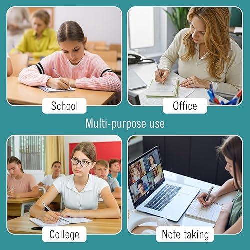 Miniatura 6 de EXTRIC Cuaderno de espiral con rayas universitarias, paquete de 6, 1 cuaderno de espiral de 70 hojas, 8 x 10.5 pulgadas, cuadernos de un solo tema a