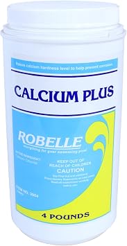 Robelle 4-Pounds Premium Pool Calcium Up, Calcium Hardness Increaser, Made in USA