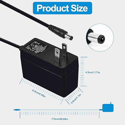 Miniatura 2 de La fuente de alimentación 5v se utiliza para los teléfonos IP de Cisco tales como SPA300, SPA303, SPA500, SPA501, SPA502, SPA504, SPA508, SPA509,
