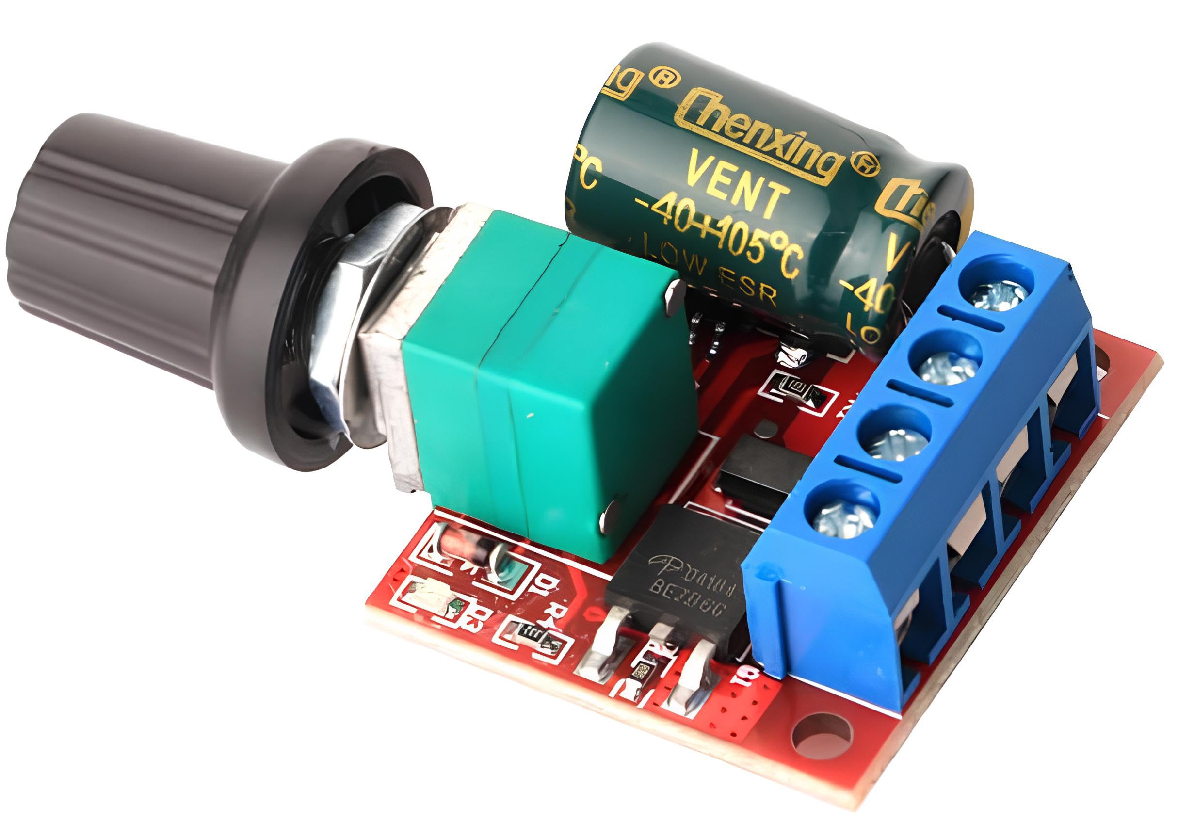 Shockley 5A 5V-35V Mini DC Motor PWM Speed Controller Adjustable Switch Module 6V 12V 24V Variable Voltage Regulator Dimmer Governor Switching Controller with Control Knob (5A controller - 1 Piece) (B0CSXM4BY2) Amazon Price History, Amazon Price Tracker