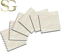 SG Traders (1.2cm) Eva Foam Mats Interlocking Gym Flooring Puzzle Exercise Mats Non-Slip Rubber Cushion Floor Tiles Interlocking Eva Mat Gym Workout Tiles (60x60cm) 24" x 24"