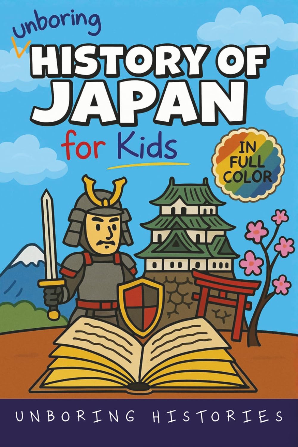 Unboring History of Japan for Kids: Funny, Interesting, Concise Guide to a Time of Samurai, Ninjas, and Shoguns You Won’t Believe Are True: 3 (A ... Full Colored Pictures, Videos, & Activities)