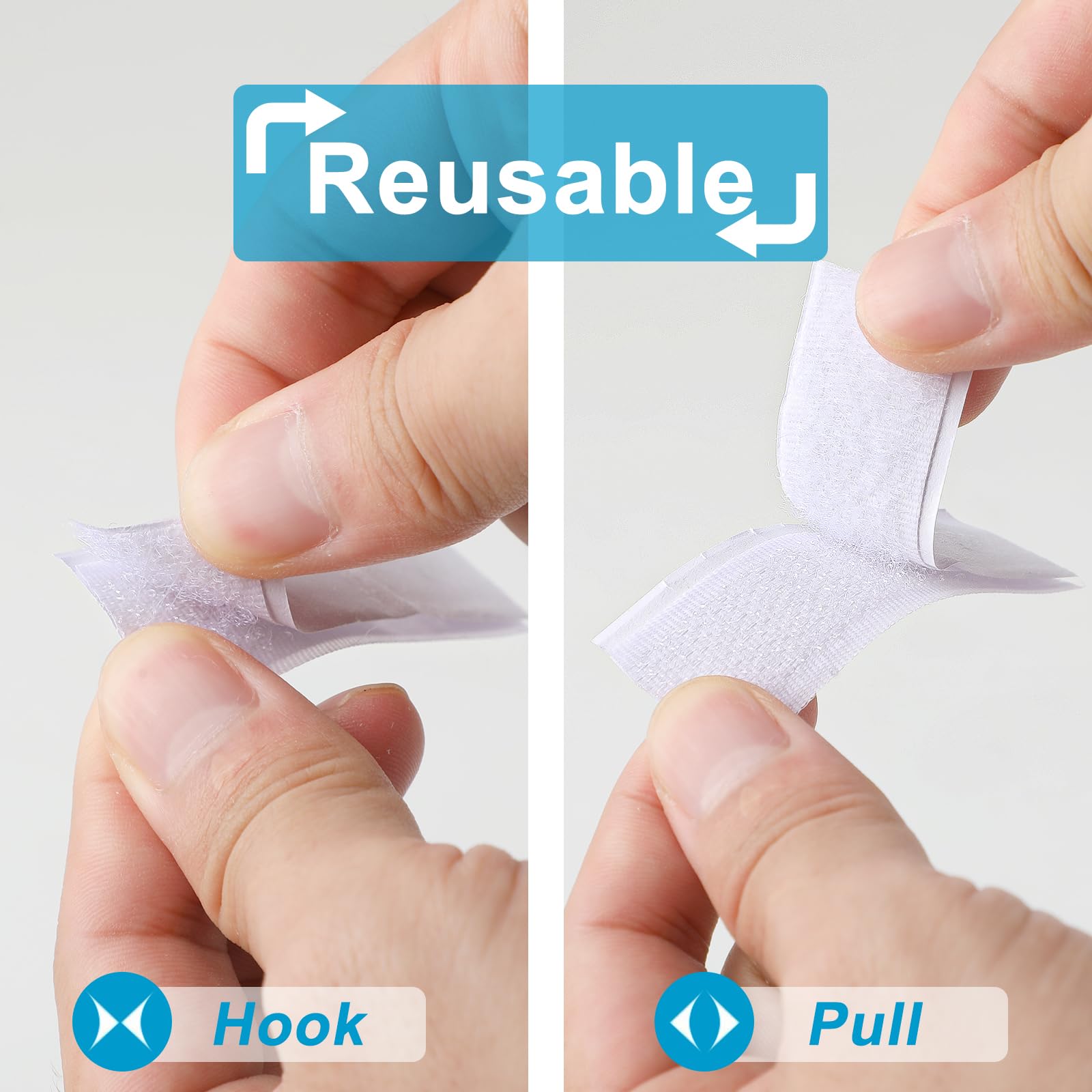 Nastro Adesivo Per Tessuti 20mm X 8m - Forte, Autoadesivo, Per Zanzariere, Plastica, Legno, Interno Ed Esterno - Foto 3